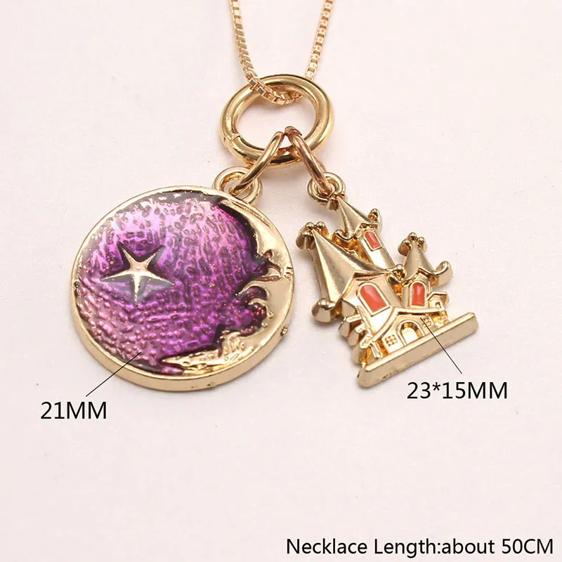 For Kids] 5K gold teddy bear pendant and silver chain engraved necklace