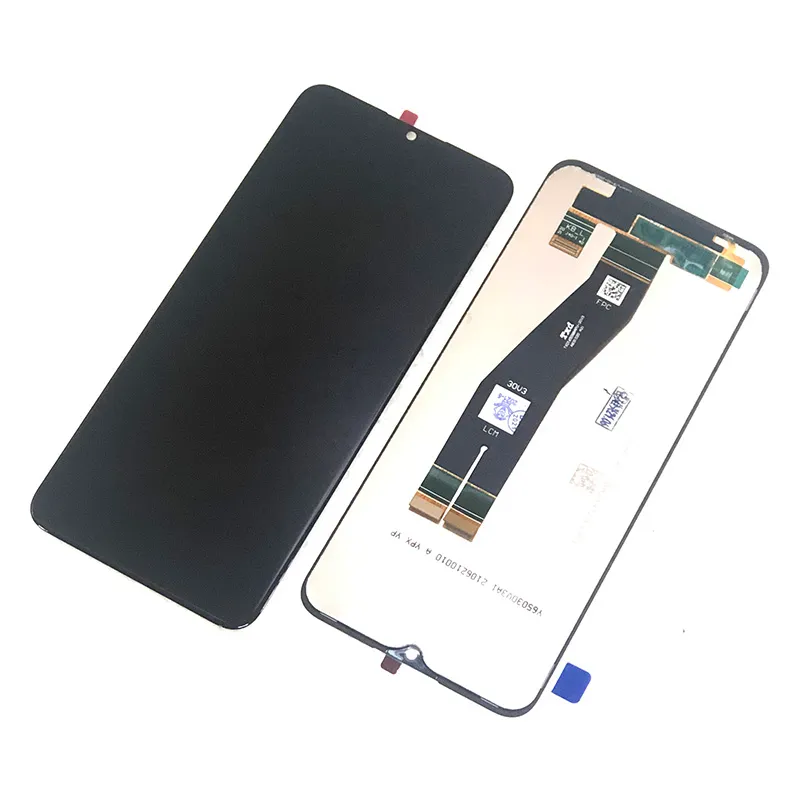 per pannelli lcd Samsung Galaxy M02S versione USA grande vetro schermo da 6,5 pollici senza parti di ricambio telaio nero