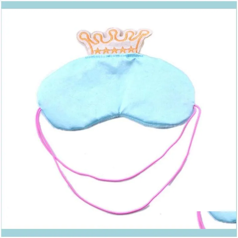 Crown Eye Blinder Winker Sleep Mask Padded Eyeshade Rest Relax for sleep eye cover Travel Cartoon Long Eyelashes ST148