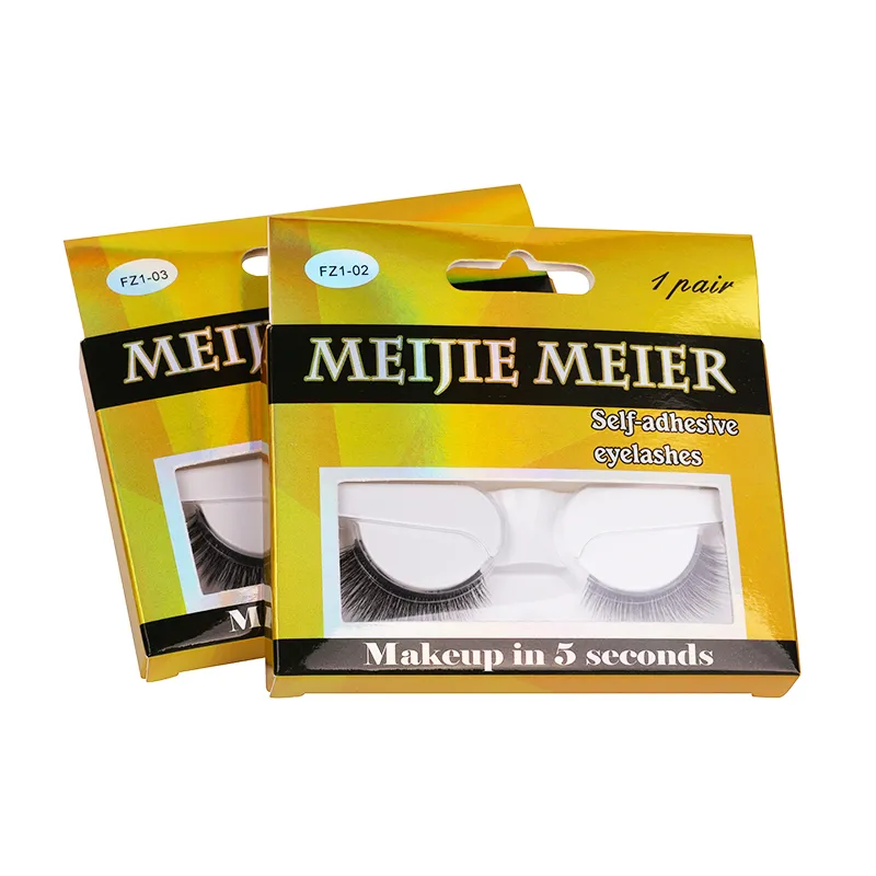 Wholesale Мягкие наращиты для глаз Многомоданные самоклеющиеся ресницы Натуральные длинные ресницы 3D Faux Mink Cils для красоты