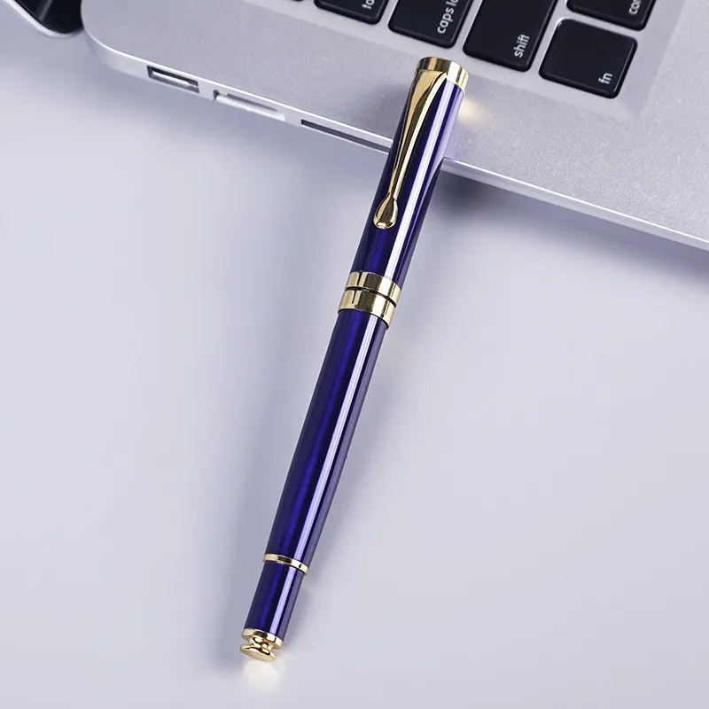 Top quality Classic Business Metal Signature Pen Student Teacher Writing Gift School Office Advertising Ballpoint Pens