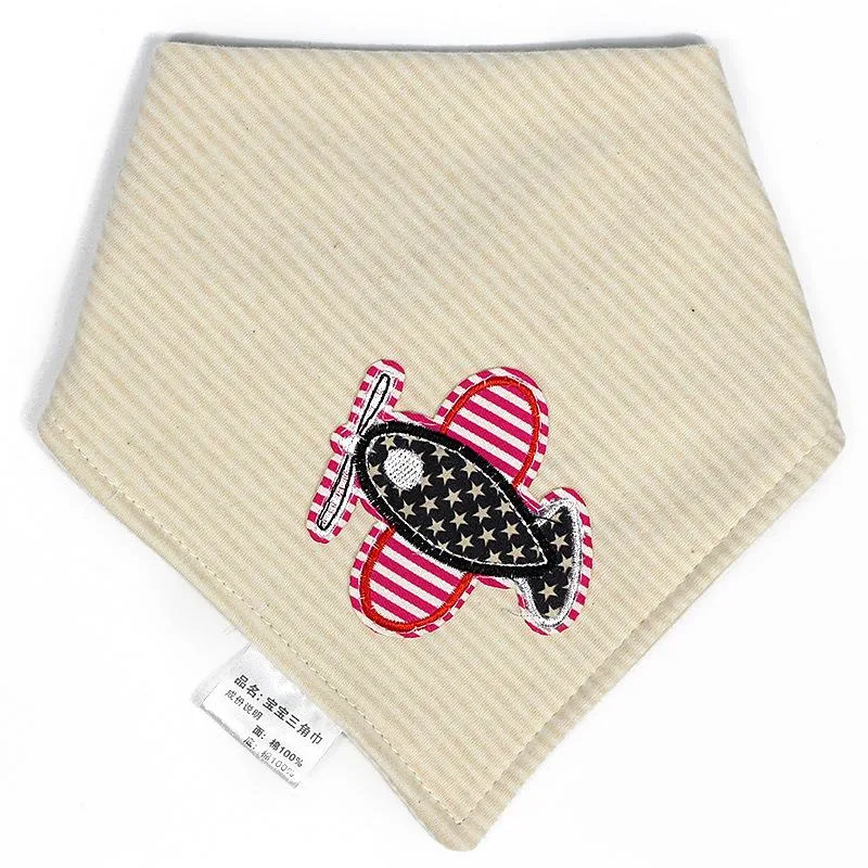 Аксессуары для волос Хлопок Baby Bibs Birdany Bandana Bib Двойные Слои Берп Скатерет Мальчик Главный шарф