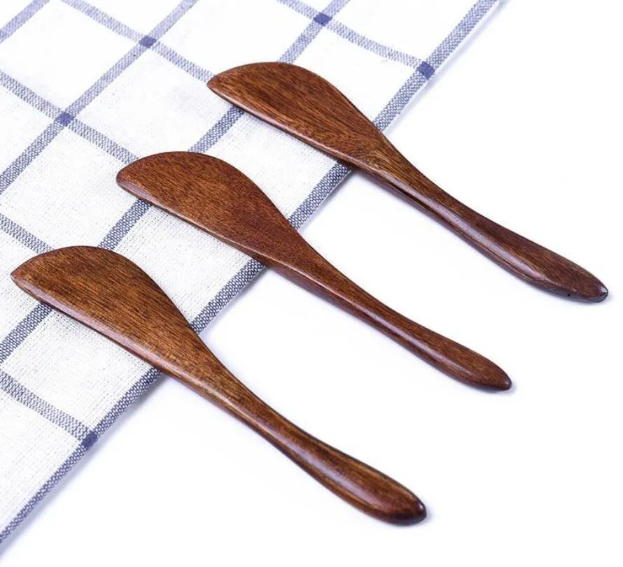 나무 버터 나이프 치즈 ​​얼룩 잼 잼 케이크 케이크 나이프 Bakeware 소모품 15 * 2.5cm 나무 칼 붙이