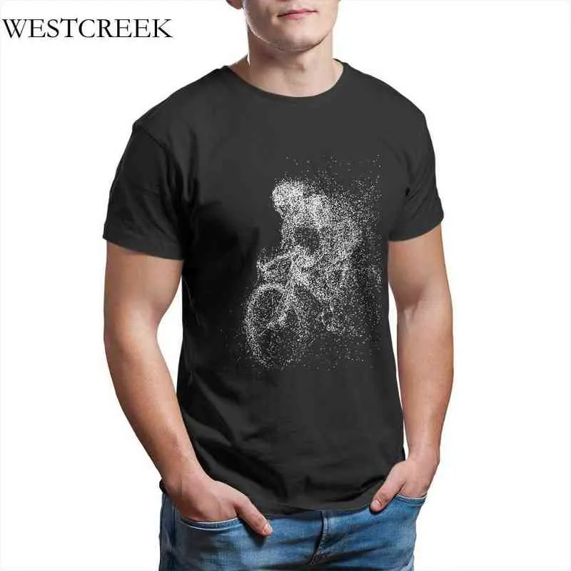 WESTCREEK Wholesale CYCLE BICYCLE Biking Boy Cycling Man Cyclist Particle Funny Couples Summer Sleeve Streetwear T-Shirts 206646 G1217