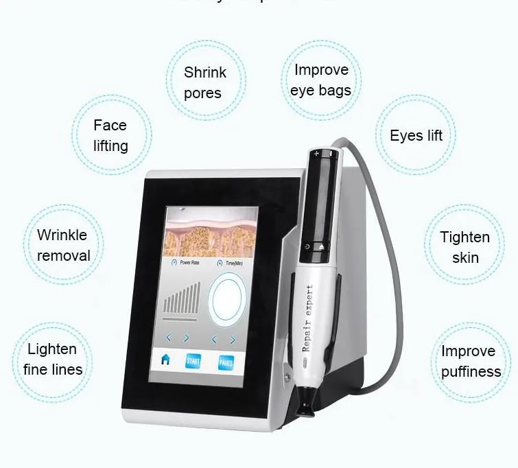 Beleza Melhorar Edema 360 ° Equipamento Rotating Monopole RF Olho Face Firming e Rejuveninating Machine