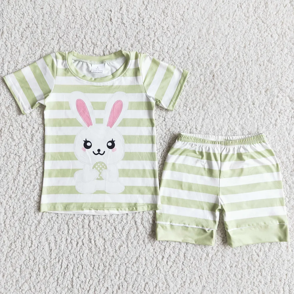 Easter Bunny Print Kids Pajama Set Cute Designer Cotton Sleepwear