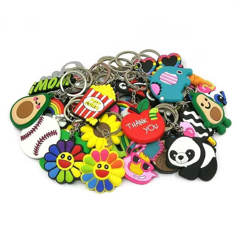 Pvc Keychain Set Mixed PVC Keychain Rings Durable Chain... From Sunnyroom, $11.98 ...