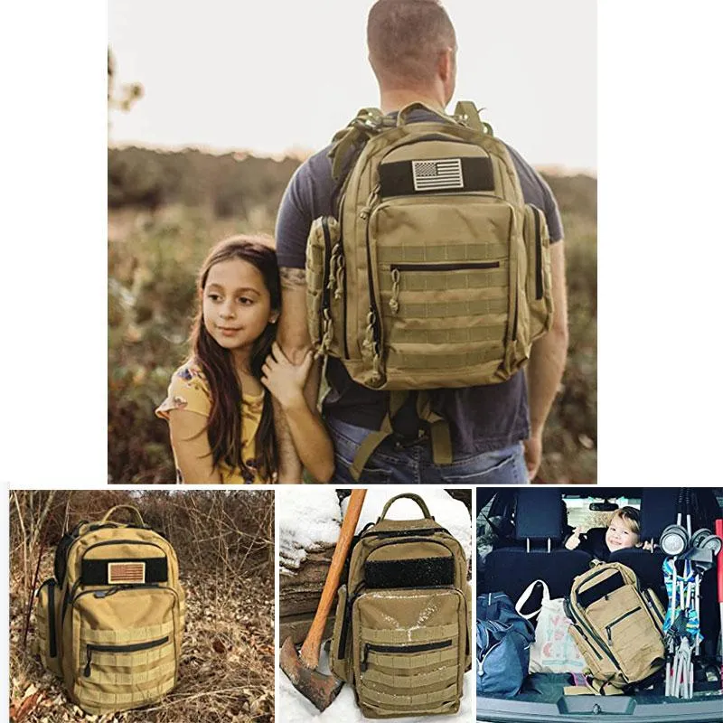 Borsa per pannolini tattica Camouflage Army Backpack Uomo Military Assault Molle Hunting Zaino Waterproof Bug Outdoor Bags