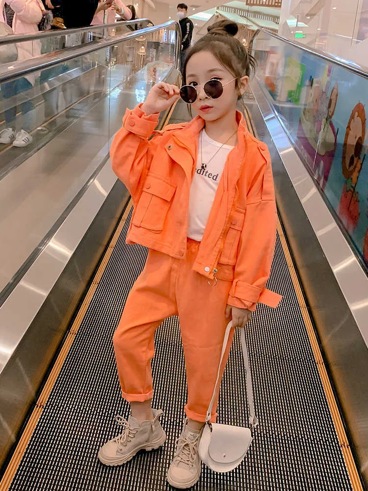 2021 Autumn Teen Girls Fall Outfits Set Casual Jacket And Pants Suit For  School And Work Tracksuit Kids Clothes Set Sizes 10 12 Years P0831 From  Misihan05, $26.12