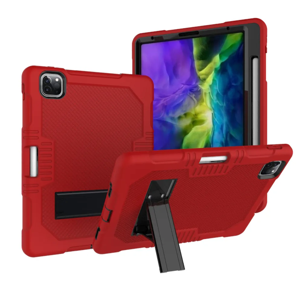 For IPad 12.9 Inch 2018/2020 Tablet Cases With Kickstand Functions Shockproof & Drop-Proof Protective Cover