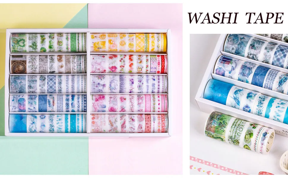 100 rolls washi tape set