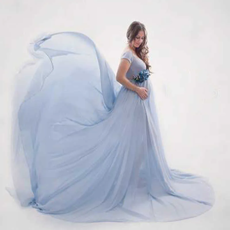 Chiffon Maternity Photography Props Dresses Sexy Pregnancy Dress Clothes For Pregnant Women Maternity Gown For Photo Shoots
