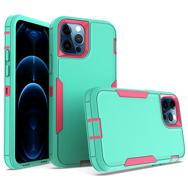 Étuis téléphonique Heavy Duty Amazon pour Oneplus Nord N200 5G Case Double couleur anti-antichoc antichoc a une fonction magnétique