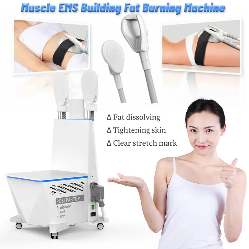 EMSlim Muscle Build Body Slimming Shaping Hiemt Máquina de belleza con el asiento para quemar grasa Levantamiento de glúteos