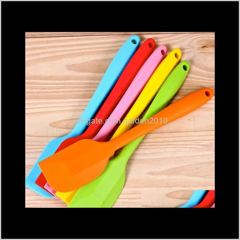 wedding candy color silicone cake spatula batter scraper for snowflake cake tools