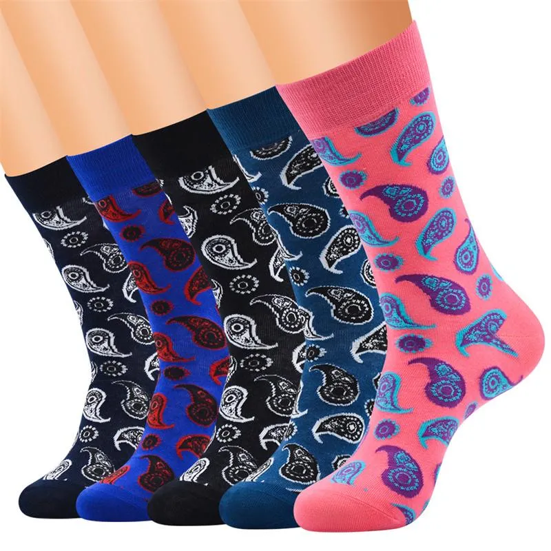 Meias masculinas Europeias e American Creative Graphics Winter Térmico Sock Men Original Presentes 2021 Moda Casual Impresso Style