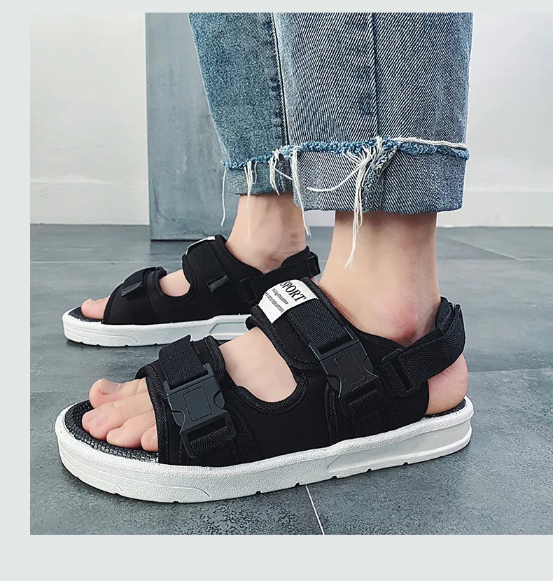 Mazu summer sandals unisex ankle-wrap with buckle closure size 39-44 ...