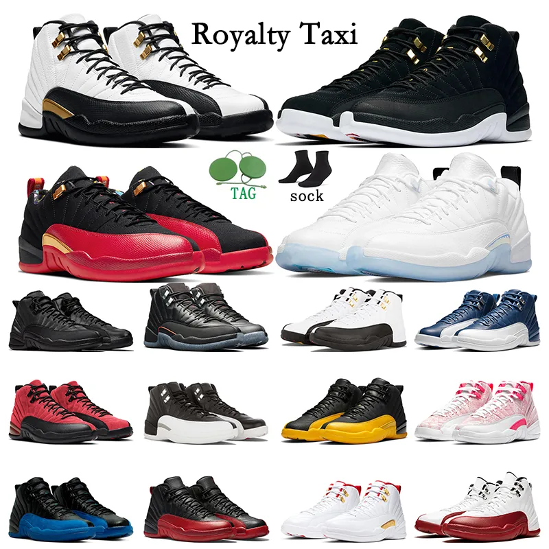 Chaussures de basket-ball pour hommes 12 12s Royalty Taxi Super Bowl Lagoon Pulse Indigo Utility Flu Game Gym Red Playoffs Winterized mens trainers sports sneakers outddor