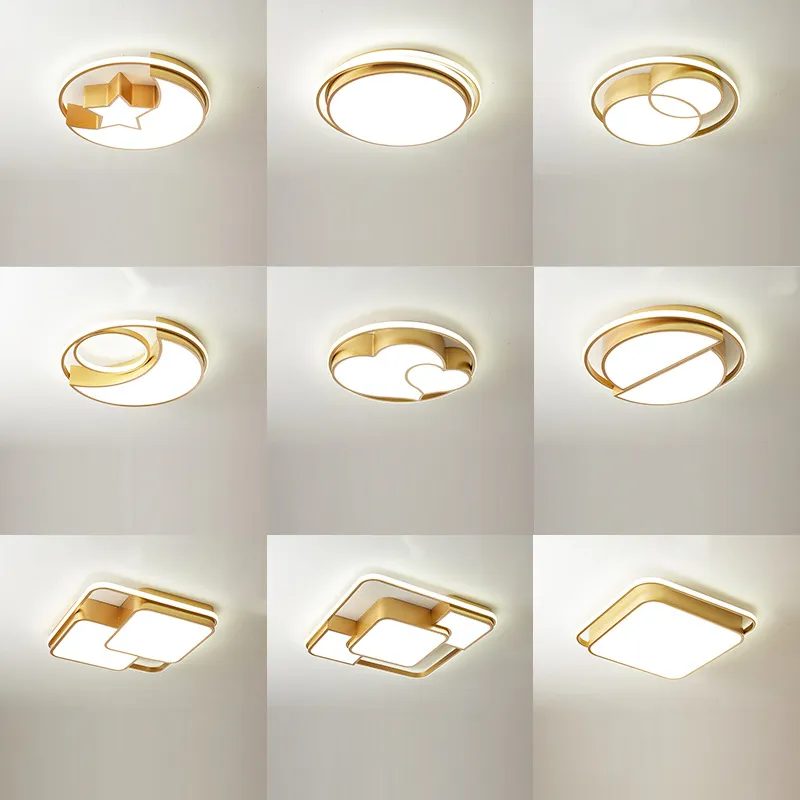 Colorful LED Ceiling Light - Nordic Style, Adjustable