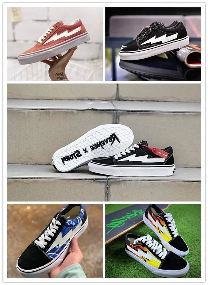 Chaussures 2020 Oriental Revenge x Storm Old Skool Skateboarding Sneakers Trading Trainers for Men Women Durable Canvas Sport F