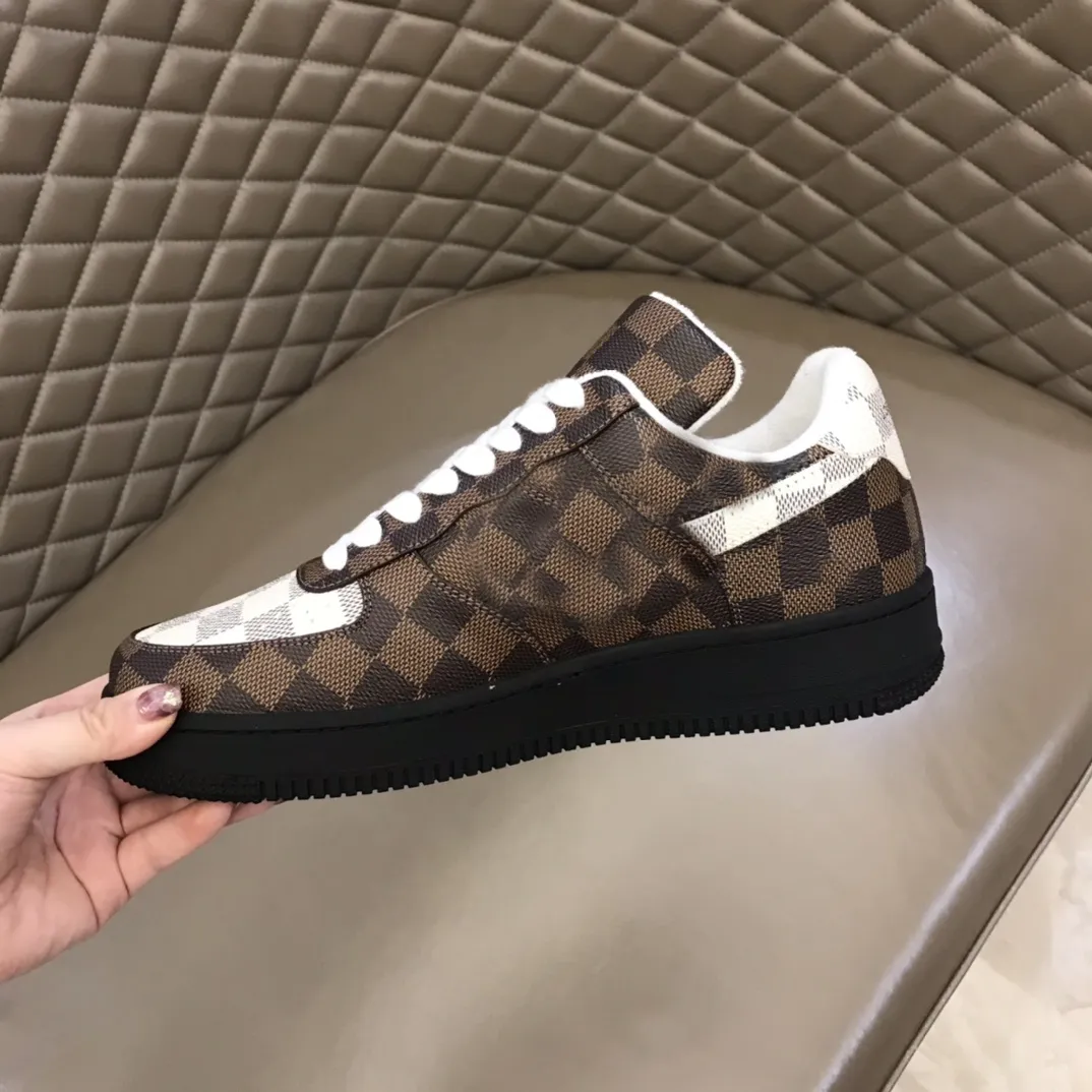 Designer Leather Joint Sneakers For Men Classic Platform Airwalk