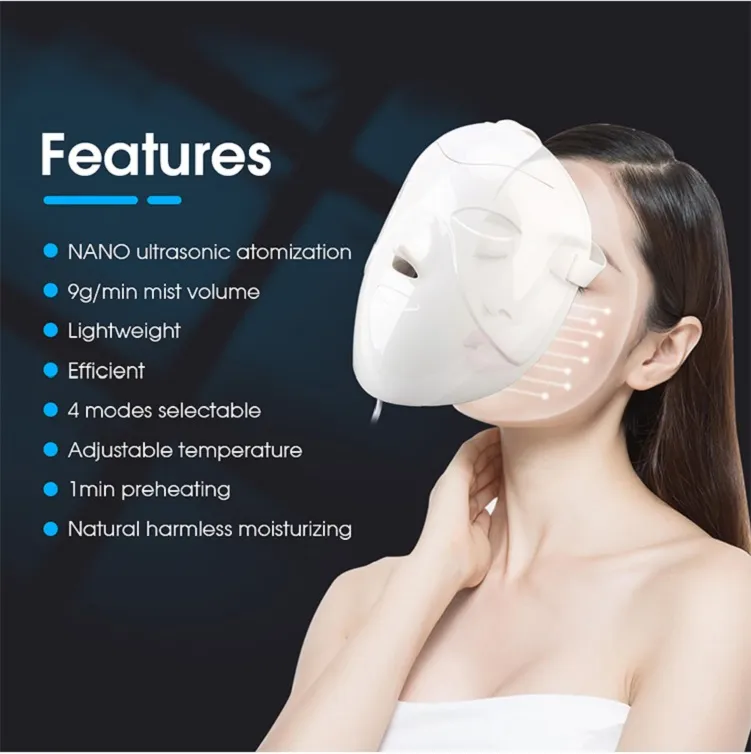 Newest skin moisture face rejuvenation steam spray facial mask