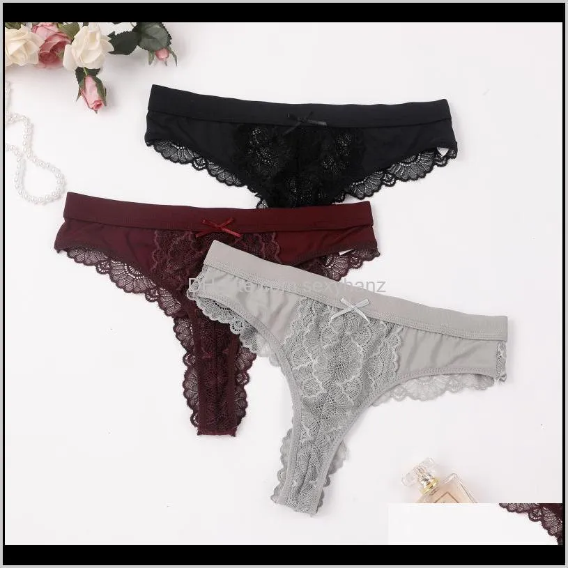 sitonjwly sexy lace thongs panties for women seamless g strings female underwear tanga low waist lingerie panty intimates briefs