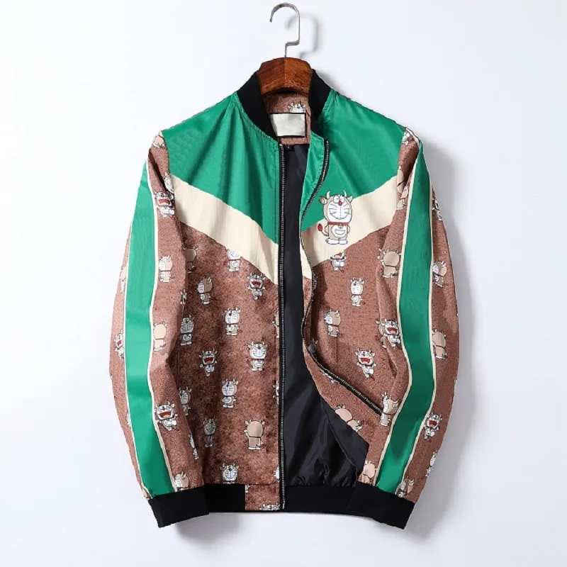 Men Casual Multi Style Jacket Mens Classic Letter Print Jackets Male Tiger Animal Pattern Coat Colorful Fashion Style Outerwear From 61 23 DHgate