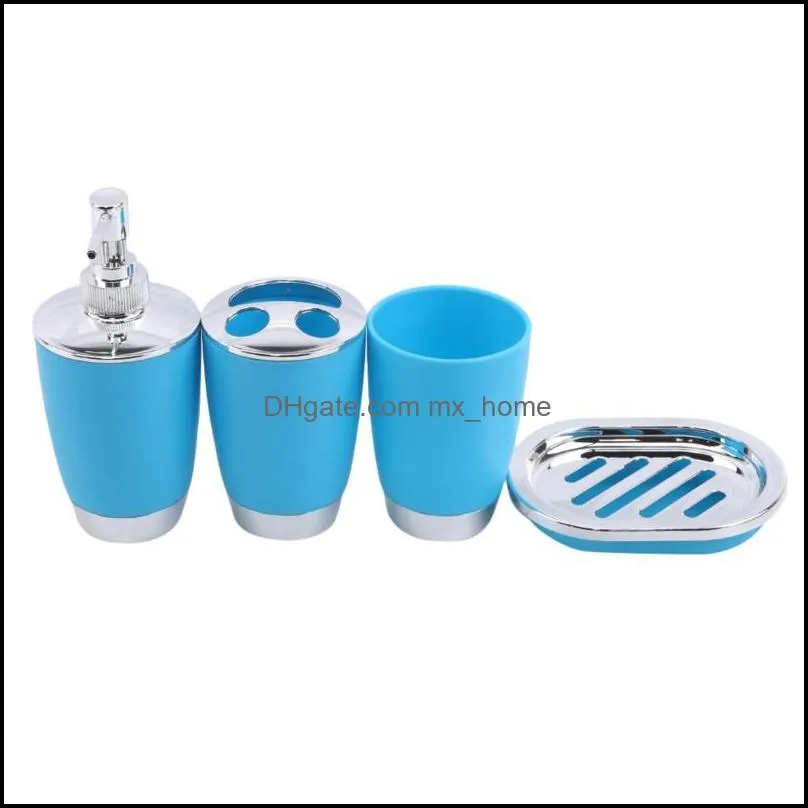 Pieces / Set Bathroom Bath Accessories Mouthwash Cup Soap Case Toothbrush Holder Dispenser Accessory