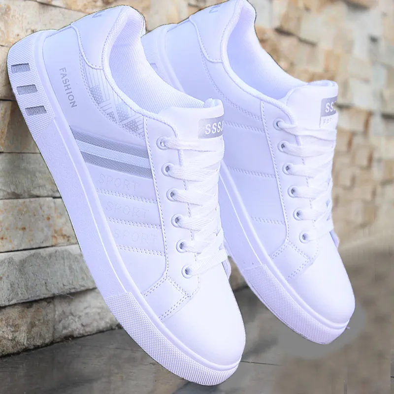 2021 Primavera Nuove Scarpe Casual Sneakers Da Uomo Scarpe Bianche Traspiranti Alla Moda Scarpe Sportive Da Uomo Sneaker Bassa In Pelle Da 39 86 DHgate