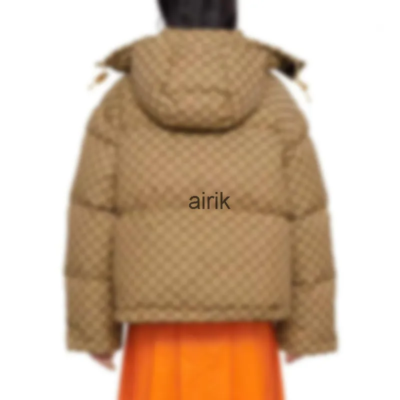 Designer de luxo feminino clássico ao ar livre para baixo parkas jaquetas co-branding casaco de inverno cor sólida engrossar roupas femininas manter quente win303x