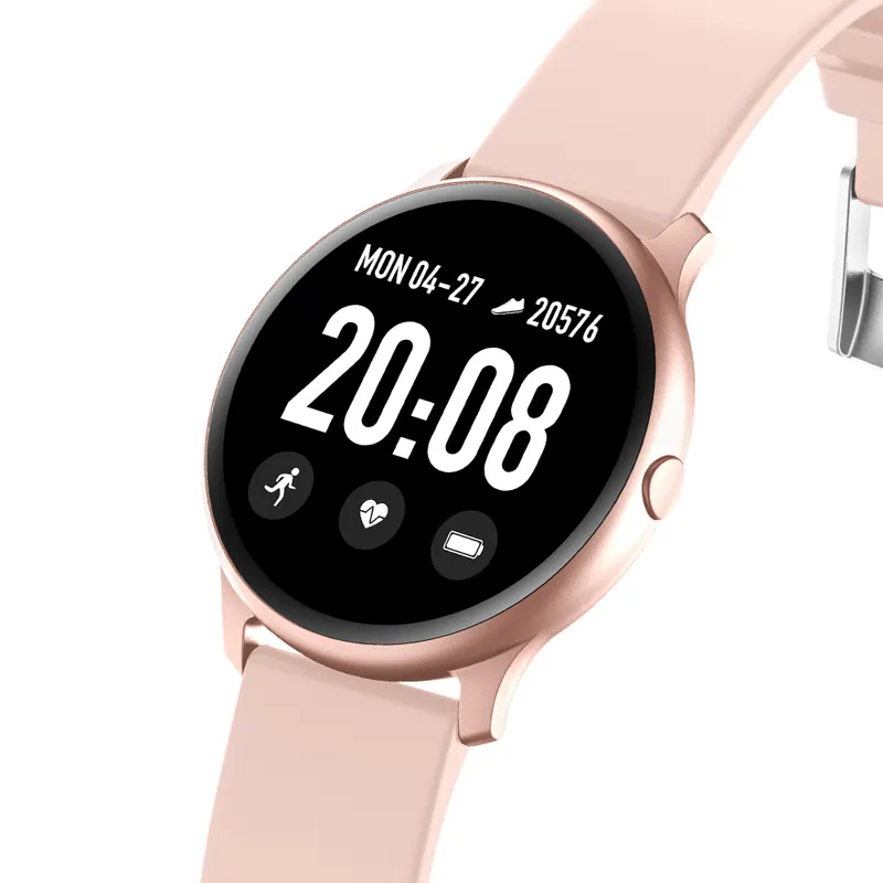 KW19 Smart Watch Bractele Мужчины Женщины Монитор сердечных сокращений Спорт SmartWatch Напоминание Сообщение Спорт Фитнес-трекер