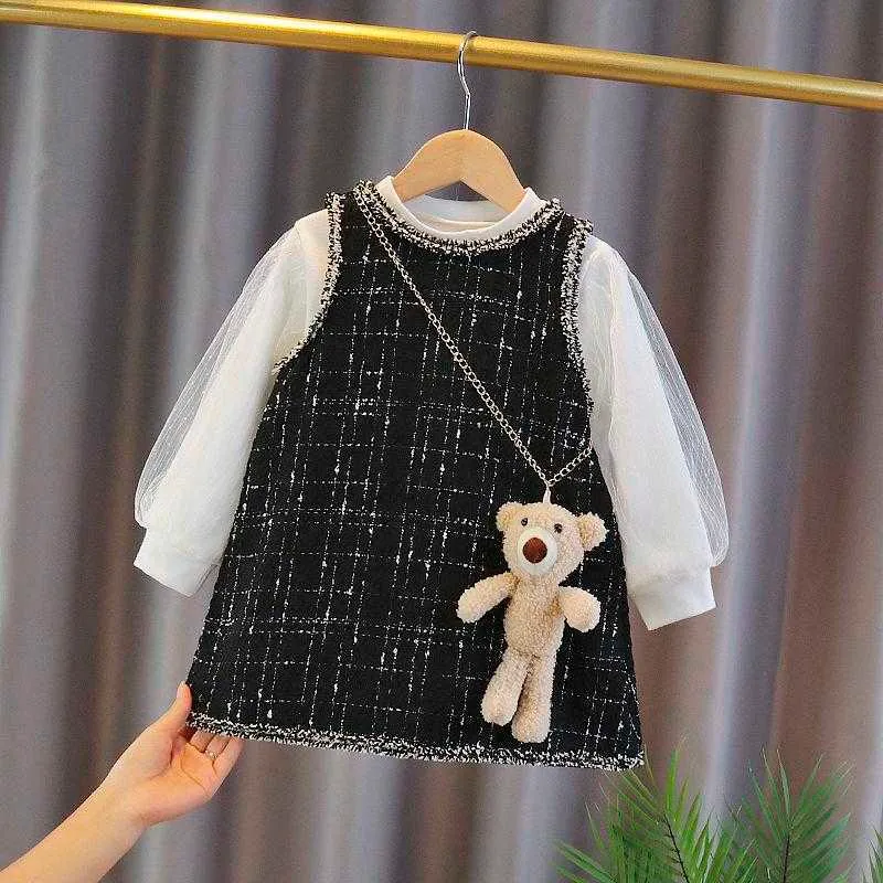 Trendy toddler girl dresses spring designer newborn baby cute clothes for little girls outfit cloth