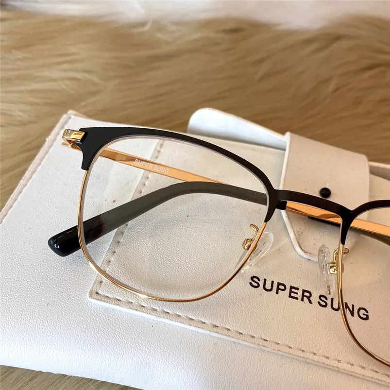 SUPER SUNG S118 Optical Eyeglasses For Men Women Retro Style Anti