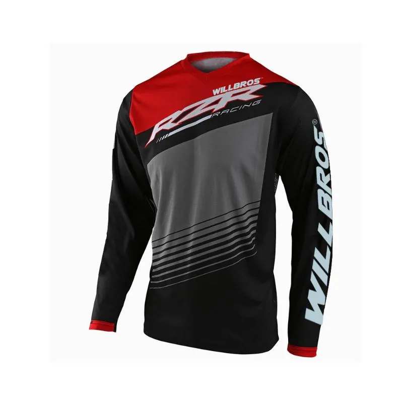 Roupas para motocicletas Motocross Summer T-shirt Willbros Adulto GP Jersey Mountain Bike Offroad Manga Comprida