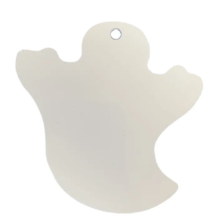 Pendentif par Sublimation blanc vierge, ornement d'impression par transfert thermique, décoration de maison personnalisée à faire soi-même, nouveauté 2021