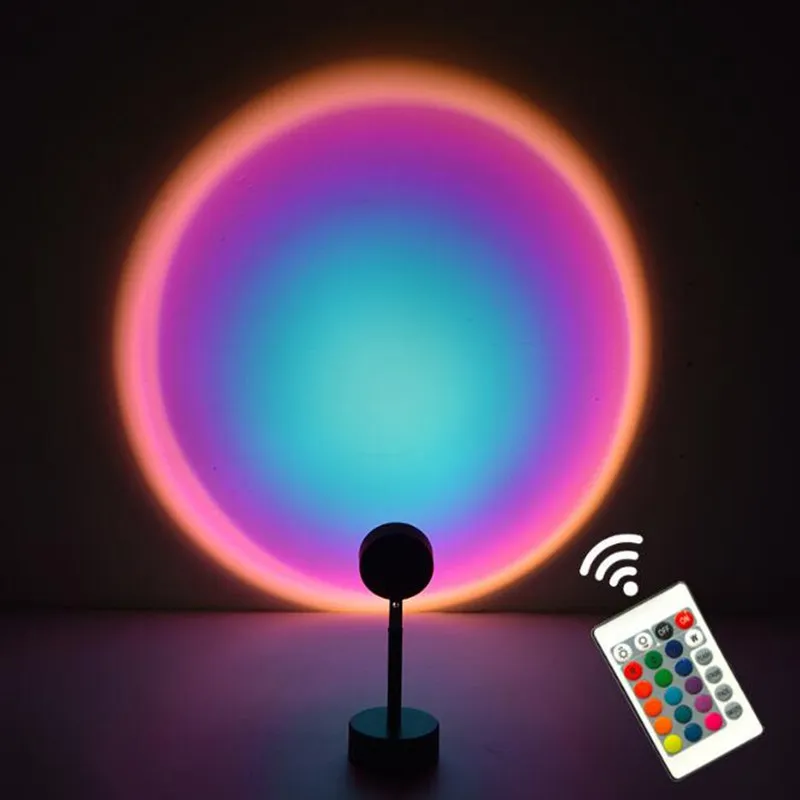 LED Sunset Lamp Projectie Nachtlampje voor kinderen Volwassenen Lights Room Decor