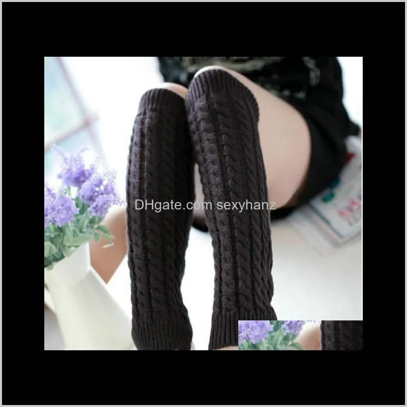 &40 scoks women winter warm knitted scoks crochet long boots socks new arrival calcetines unisex socks striped