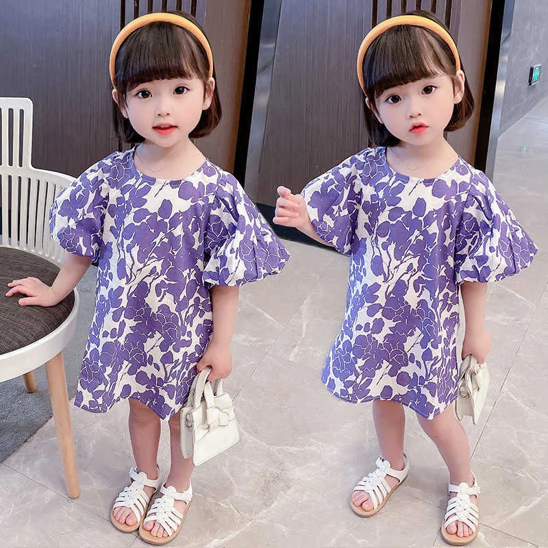Abiti Estivi Neonate Vestiti Bambina Bambini Abiti Bambini Con Stampa Casual Ragazze Abiti Bambini Di Compleanno Principessa Abiti Q0716 Da 13 39 DHgate