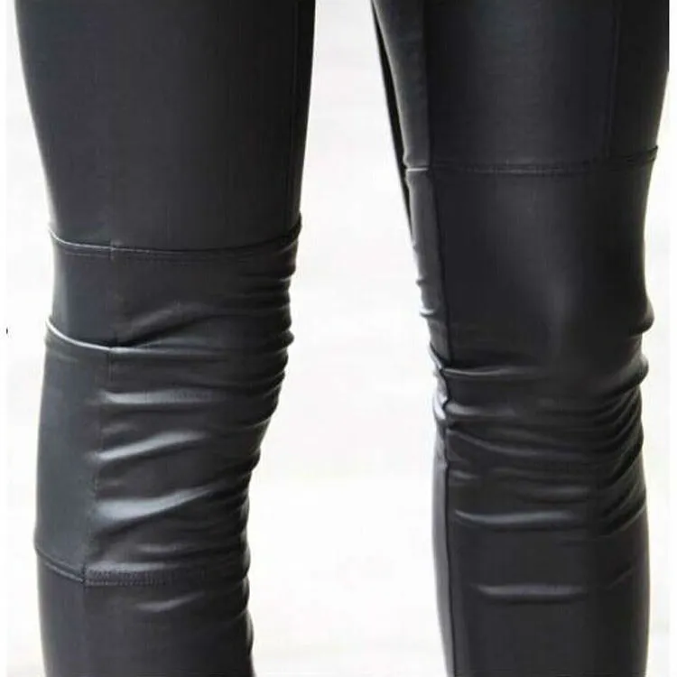 2015-women-sexy-Black-coffee-Modal-leggings-leggin-plus-size-girl-pants-Patent-leggings-free-shipping4