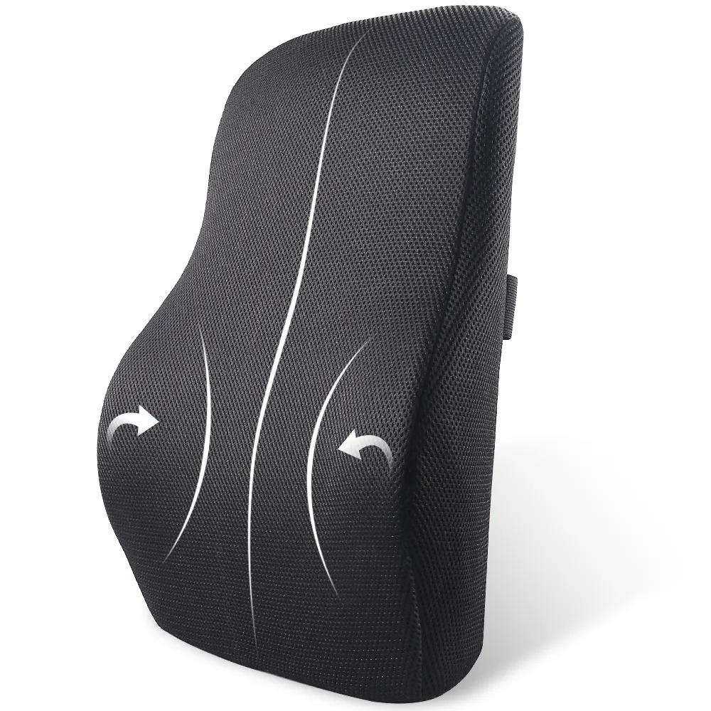 Lumbale steunkussen; Memory Foam Chair Cushion Ondersteunt lagere Back Accessoires Authorory Foam Pillow