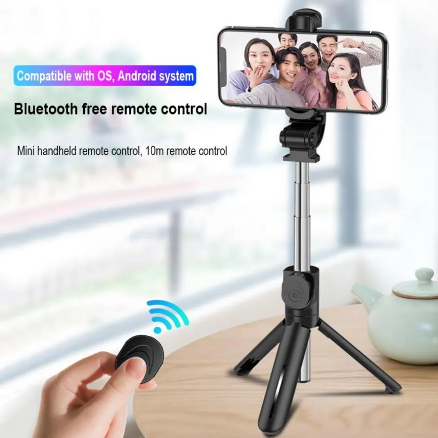 XT15 Selfie Stick Afstandsbediening Live Statief Opvouwbare Selfie Stick Universele smartphone voor Live Video Foto Nieuw