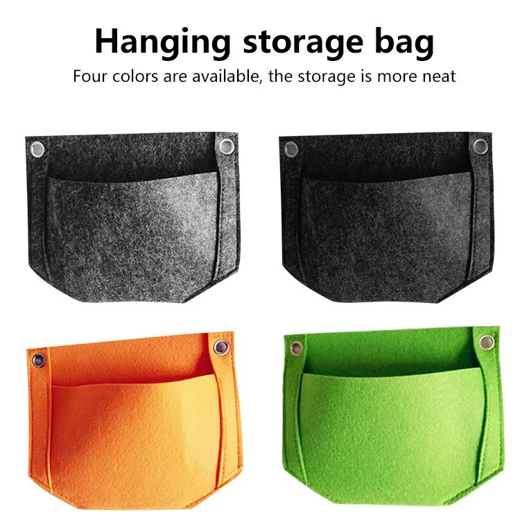 Planters & Pots Durable Walled Felt Nursery Bag Hanging Strawberry Planting Storage Home Garden Vegetable Fruits Growing Bags