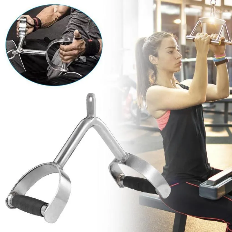 Accessori Maniglia per allenamento ad alta resistenza in acciaio inossidabile Accessorio per fitness con cavo super resistente