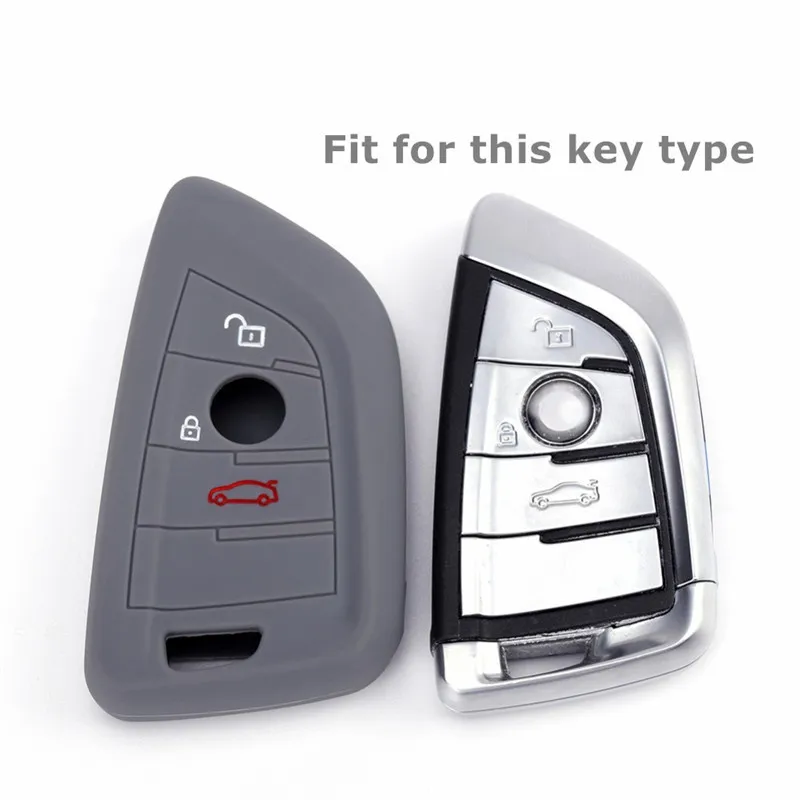 Kaufe Silikon Auto Schlüssel Fall Abdeckung Halter für Bmw X1 X3