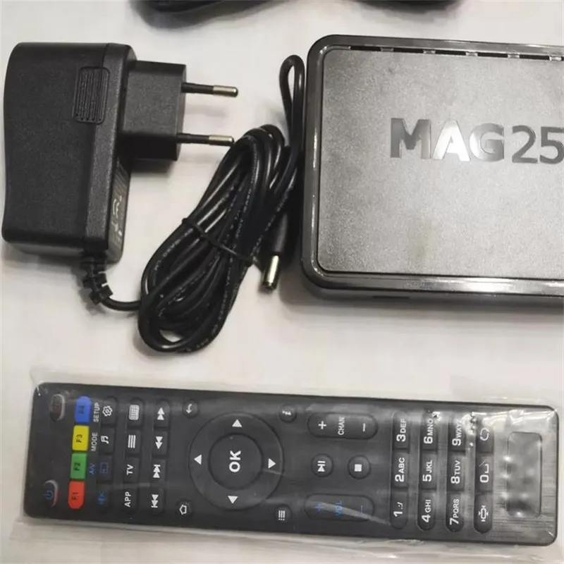 MAG250 Speler Linux TV Media HDD Spelers STI7105 Firmware R23 Set Top Box Hetzelfde als Mag322 MAG420 Systeem Streaming