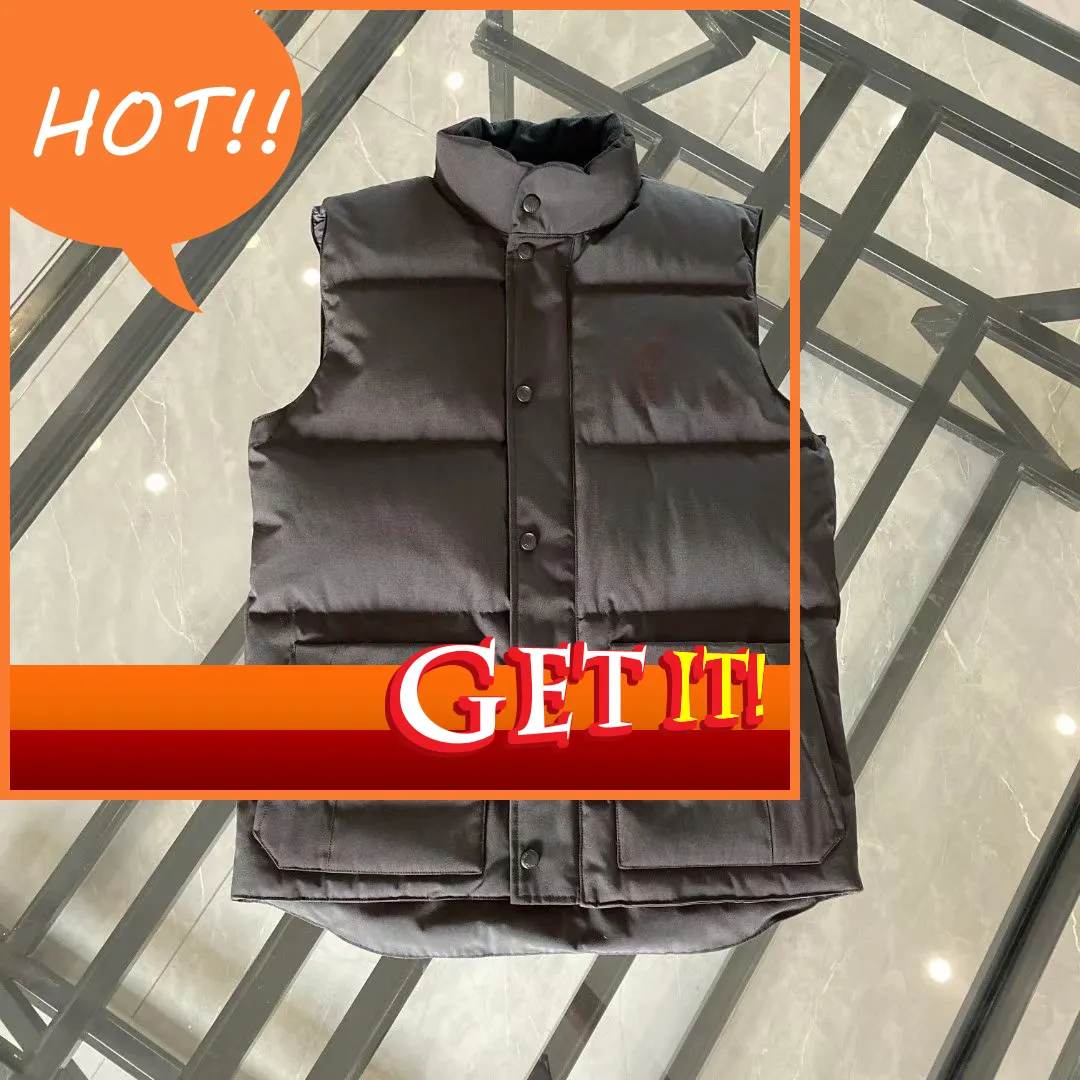 販促スタイル 有名な男性のベストマンの女性秋冬のジャケットダウンズコートデザイナーラグジュアリーカジュアルジッパーベストカナダのスタイリスト多色カップル ストア Wiki Elumdesigns Com