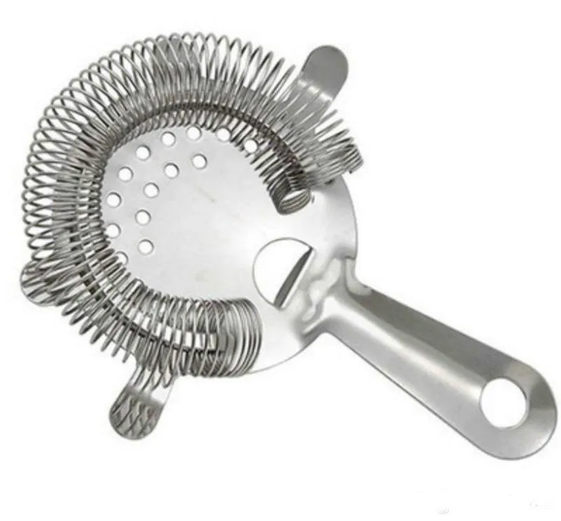Cocktail Filter Stainless Steel Cocktail Strainers Wine Bartender Tools Mesh Divider Liqueur Ice Cream Maker Bar Tools LQPYW425