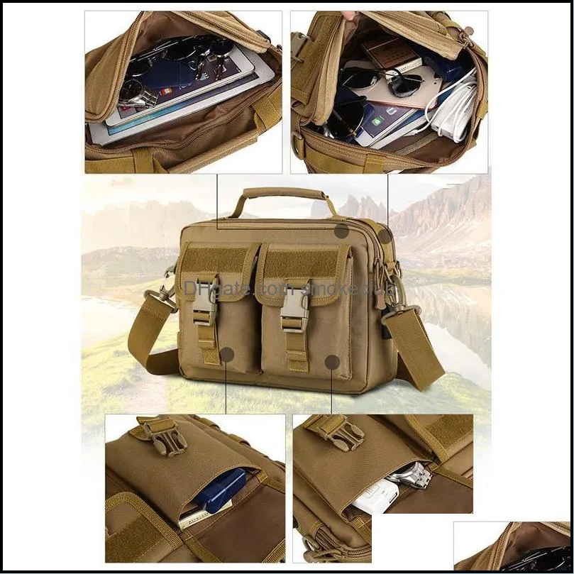 Outdoor Bags USB Hiking Bag Camping Trekking Men Women Tactical Shoulder Camouflage Military Traveling Handbag Army