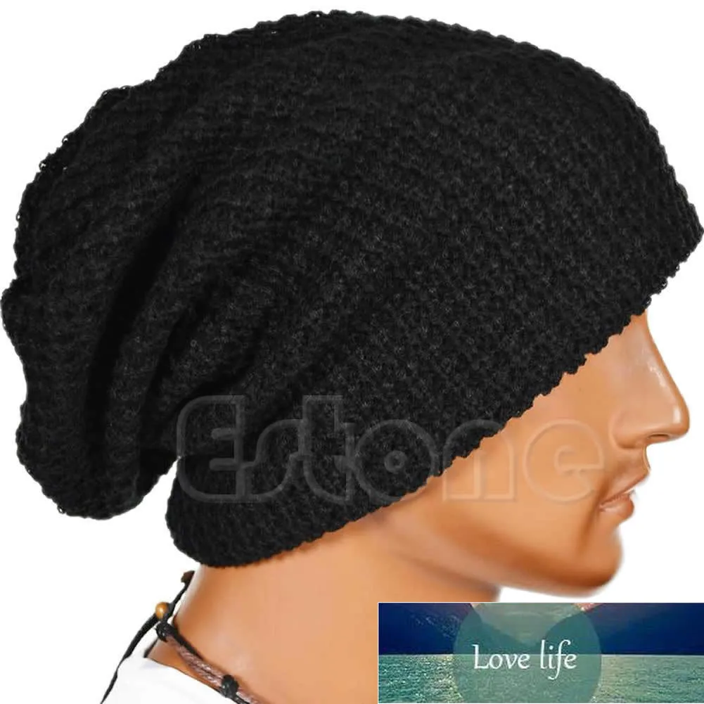 Unisex kvinnor män knit baggy beanie beret vinter varm överdimensionerad skidlock hatt fabrik pris expert design kvalitet senaste stil ursprungliga status